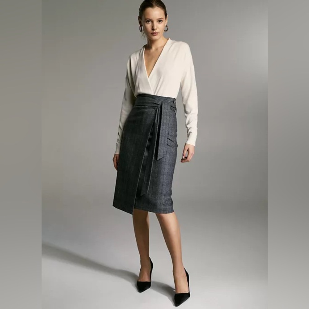 Aritzia Babaton Karl Wool Cashmere Skirt size 4